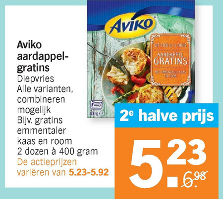 Aviko   aardappelproduct folder aanbieding bij  Albert Heijn - details