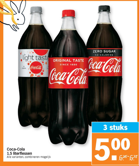 Coca-Cola   cola folder aanbieding bij  Albert Heijn - details