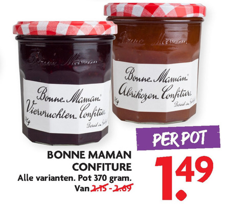 Bonne Maman   jam folder aanbieding bij  Dekamarkt - details