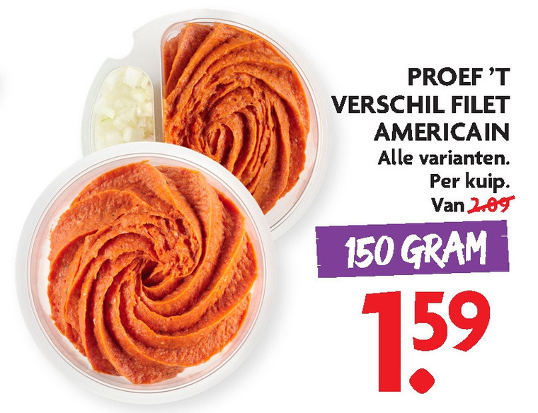 Proef t Verschil   filet americain folder aanbieding bij  Dekamarkt - details