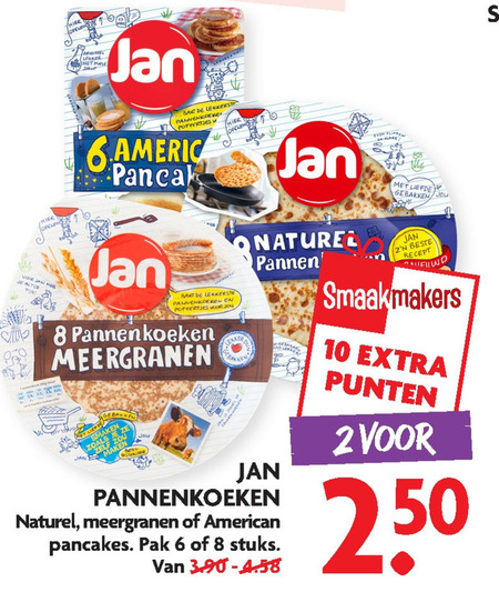 Jan   pannenkoek folder aanbieding bij  Dekamarkt - details