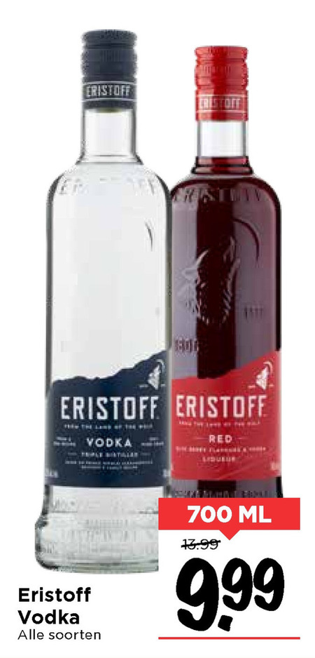 Eristoff   wodka folder aanbieding bij  Vomar - details