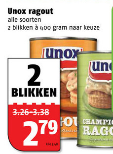 Unox   ragout folder aanbieding bij  Poiesz - details