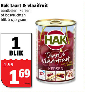 Hak   vlaaivulling folder aanbieding bij  Poiesz - details