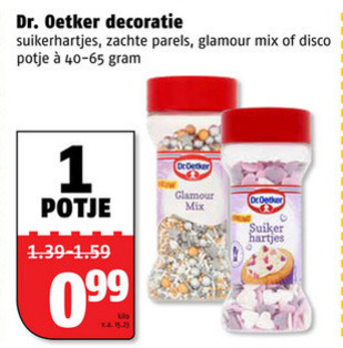 Dr Oetker   taartdecoratie folder aanbieding bij  Poiesz - details