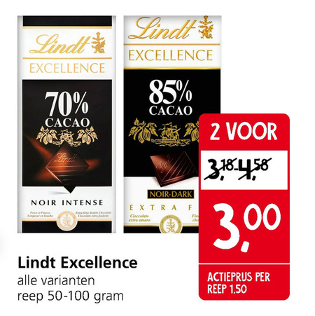 Lindt   chocolade folder aanbieding bij  Jan Linders - details