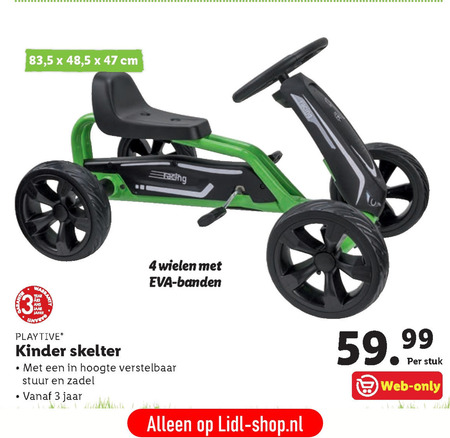 Playtive   skelter folder aanbieding bij  Lidl - details