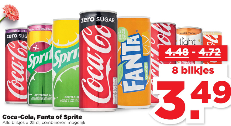 Sprite   cola, frisdrank folder aanbieding bij  Plus - details