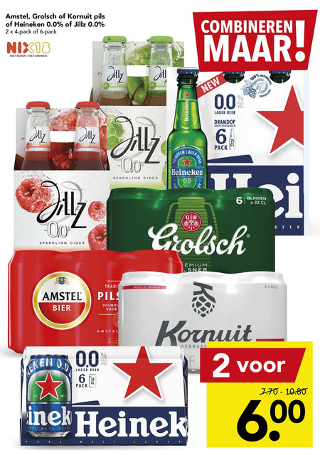 Grolsch Kornuit   alcoholvrij bier, appelcider folder aanbieding bij  Deen - details