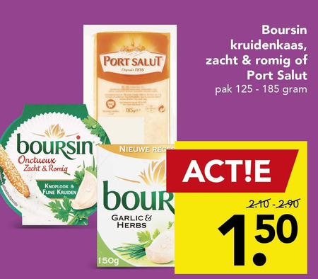 Boursin   buitenlandse kaas, roomkaas folder aanbieding bij  Deen - details