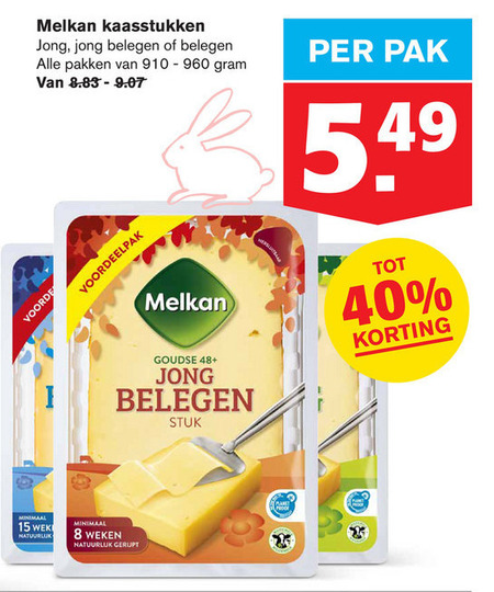 Melkan   kaas folder aanbieding bij  Hoogvliet - details