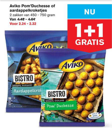 Aviko   aardappelproduct, aardappelkroketjes folder aanbieding bij  Hoogvliet - details