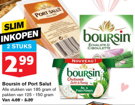 Port Salut   roomkaas, buitenlandse kaas folder aanbieding bij  Hoogvliet - details