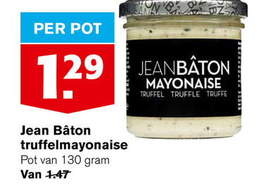 Jean Baton   mayonaise folder aanbieding bij  Hoogvliet - details