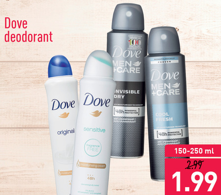 Dove   deodorant folder aanbieding bij  Aldi - details