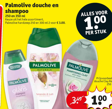 Palmolive   douchegel, shampoo folder aanbieding bij  Kruidvat - details