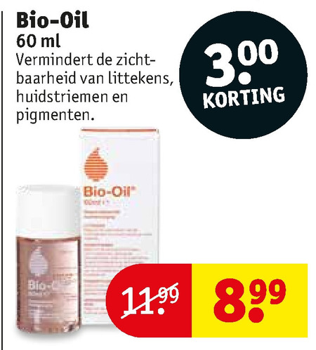 Bio-Oil huidolie folder aanbieding - details