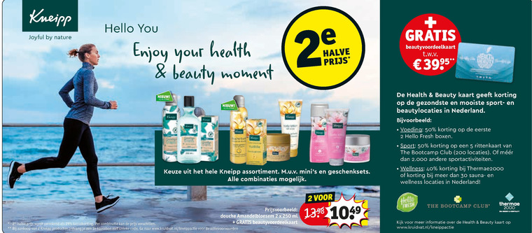 Kneipp   huidverzorging, douchegel folder aanbieding bij  Kruidvat - details