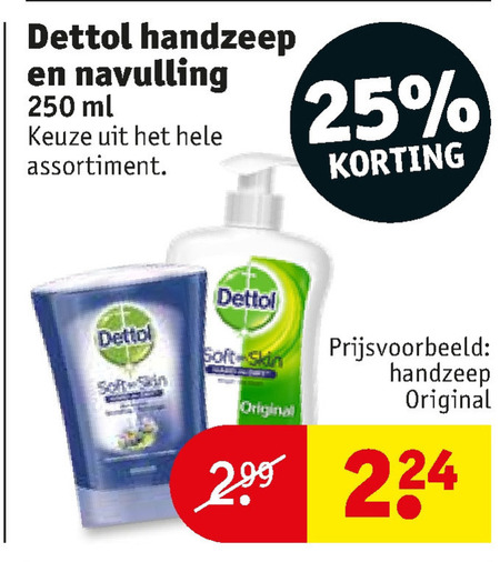 Dettol   handzeep folder aanbieding bij  Kruidvat - details