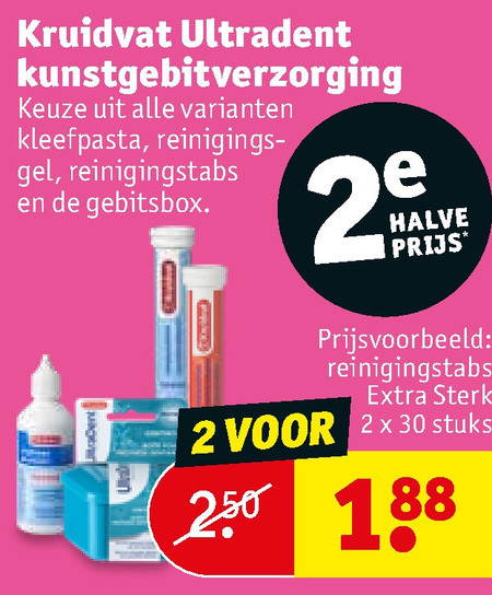 Kruidvat Huismerk   kunstgebit verzorging folder aanbieding bij  Kruidvat - details