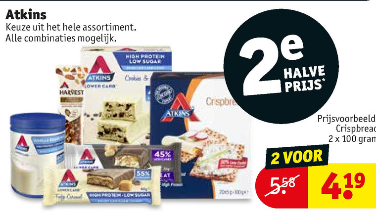 Atkins   afslankmaaltijd folder aanbieding bij  Kruidvat - details