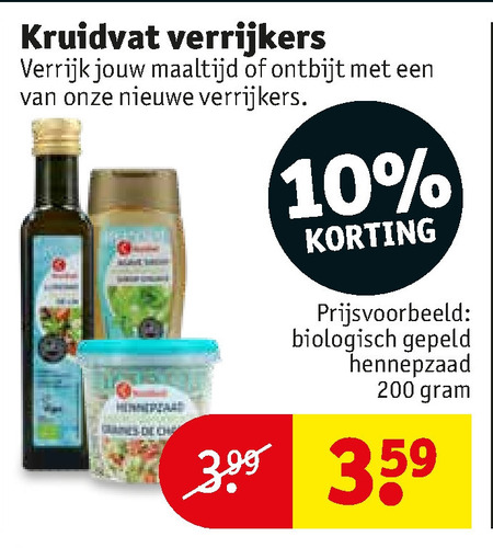 Kruidvat Huismerk   muesli, zemelen folder aanbieding bij  Kruidvat - details