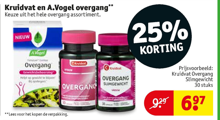 A Vogel   voedingssupplement folder aanbieding bij  Kruidvat - details