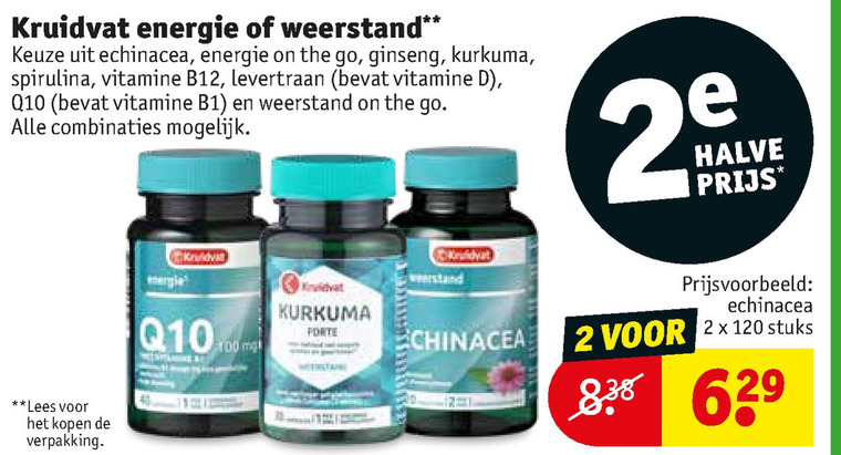 Kruidvat Huismerk   voedingssupplement folder aanbieding bij  Kruidvat - details