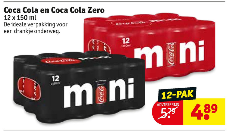 Coca-Cola   cola folder aanbieding bij  Kruidvat - details