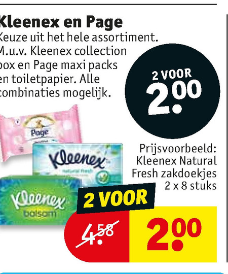 Page   vochtig toiletpapier, zakdoek folder aanbieding bij  Kruidvat - details