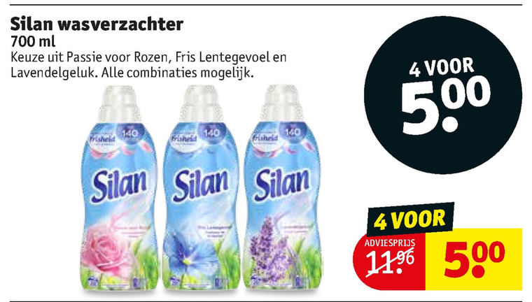 Silan   wasverzachter folder aanbieding bij  Kruidvat - details