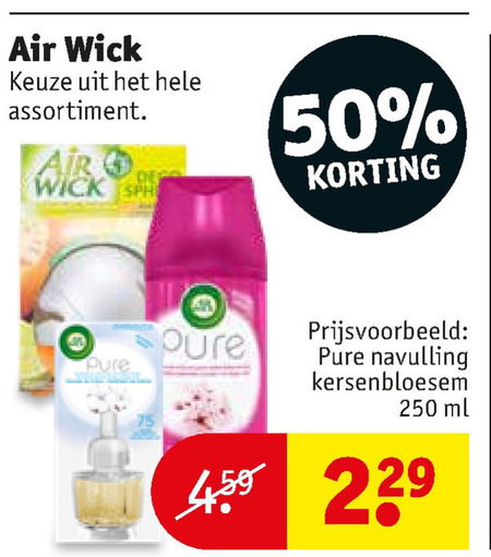 Airwick   luchtverfrisser folder aanbieding bij  Kruidvat - details