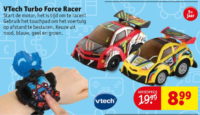 VTech   miniatuur auto folder aanbieding bij  Kruidvat - details