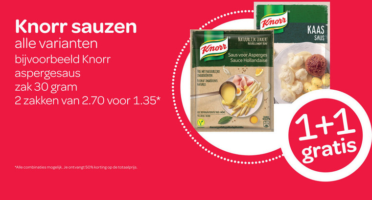 Knorr   maaltijdsaus folder aanbieding bij  Spar - details