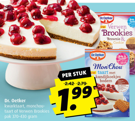 Dr Oetker   bakmix folder aanbieding bij  Boni - details