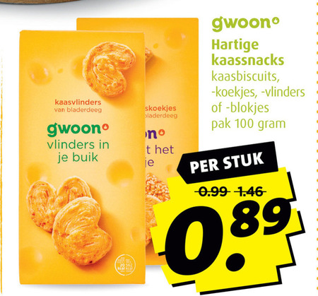 Gwoon   kaaszoutjes folder aanbieding bij  Boni - details