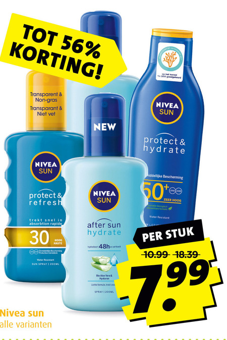 Nivea   zonnebrandolie folder aanbieding bij  Boni - details