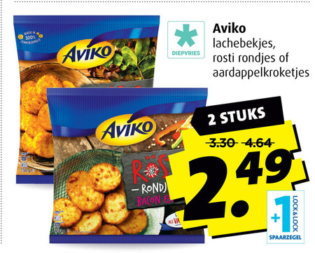 Aviko   rosti, aardappelkroketjes folder aanbieding bij  Boni - details