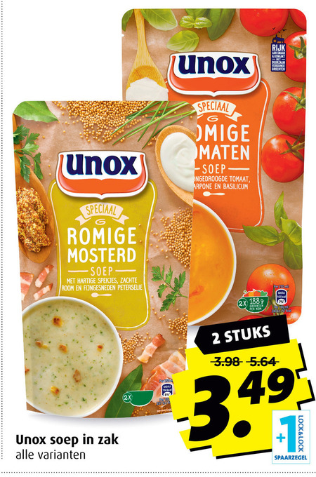 Unox   soep folder aanbieding bij  Boni - details