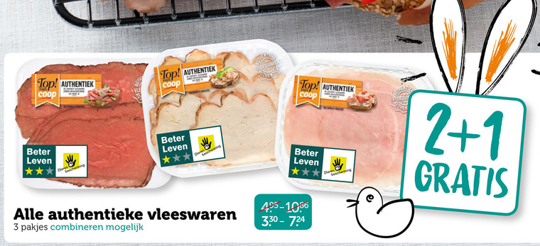 Coop Huismerk   ham, roasted porc rib folder aanbieding bij  Coop - details