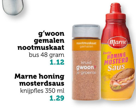 Gwoon   kruiden, mosterd folder aanbieding bij  Coop - details