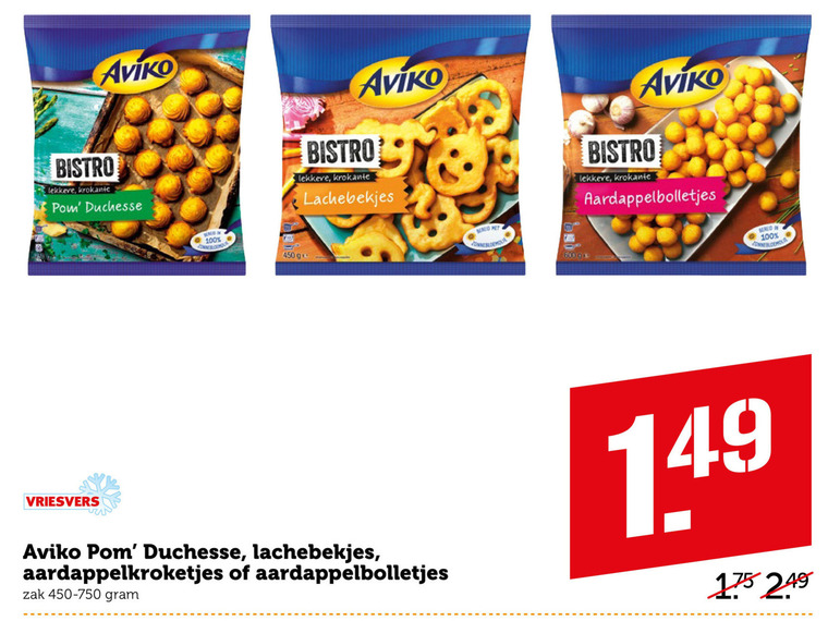 Aviko   aardappelproduct, aardappelkroketjes folder aanbieding bij  Coop - details