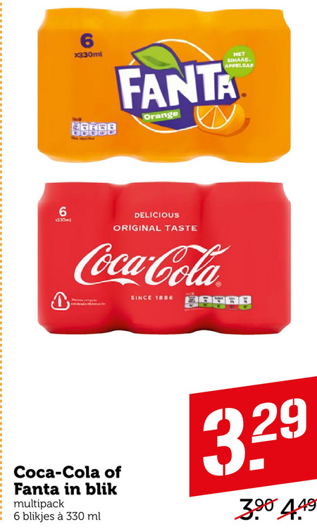 Fanta   frisdrank, cola folder aanbieding bij  Coop - details
