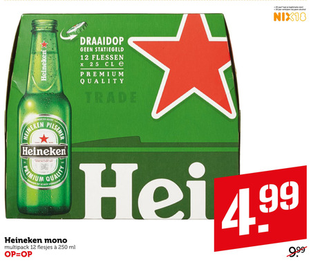 Heineken   flesje bier folder aanbieding bij  Coop - details