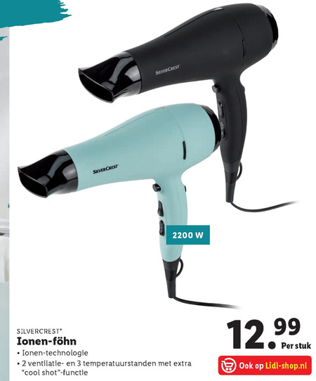 SilverCrest   fohn folder aanbieding bij  Lidl - details