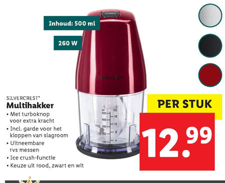 SilverCrest   hakmolen folder aanbieding bij  Lidl - details