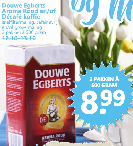 Douwe Egberts   koffie folder aanbieding bij  MCD Supermarkt Basis - details