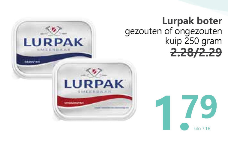 lurpak   roomboter folder aanbieding bij  MCD Supermarkt Basis - details