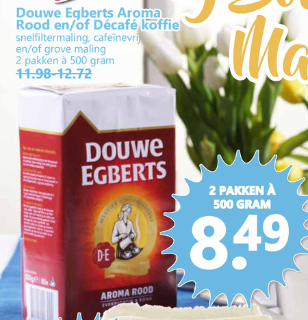 Douwe Egberts   koffie folder aanbieding bij  Boons Markt - details