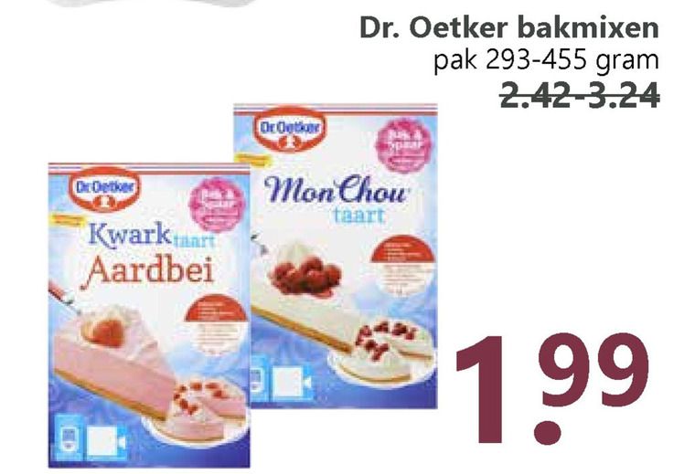 Dr Oetker   bakmix folder aanbieding bij  Boons Markt - details